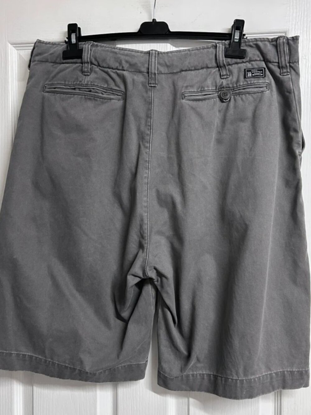 Lee Cooper Grey Cotton Chino Shorts Mens Size 40 - Picture 2 of 5